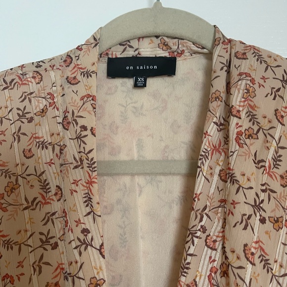 Floral print maxi wrap dress, XS - Picture 3 of 6